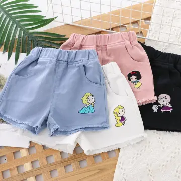 White denim shorts on sale for baby girl