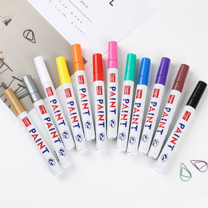 metal-fluorescent-pen-highlighter-12-colors-waterproof-fluorescent-pen-aliexpress