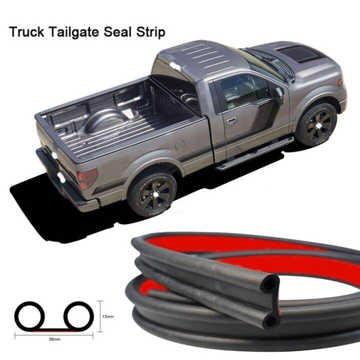Truck Tailgate Ruer Seal Strip Double Bulb Automotive Weather Stripping For Pickups Truck Auto