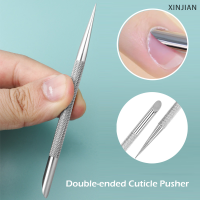 ? [XINJIAN] Double ended NAIL Pusher cuticle Remover เล็บเล็บเท้าความงามเครื่องมือเหล็ก