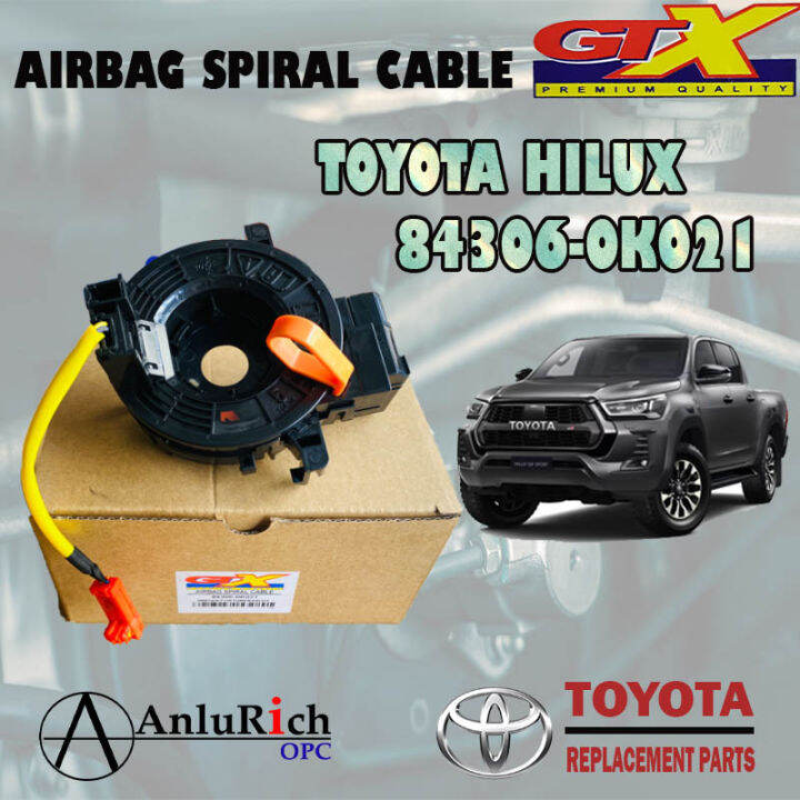SPIRAL CABLE TOYOTA HILUX GTX PART NO 843060K021 Lazada PH