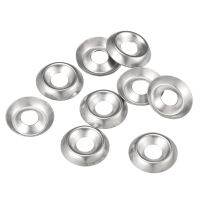 uxcell 50pcs #8 304 Stainless Steel Cup Washer Countersunk for Screw Bolt Nails Screws  Fasteners