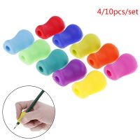 4Pcs/10Pcs Silicone Pen Grip Corrector Therapy Handwriting Aid Kids Children Student School Stationery Pen Control Right Writing