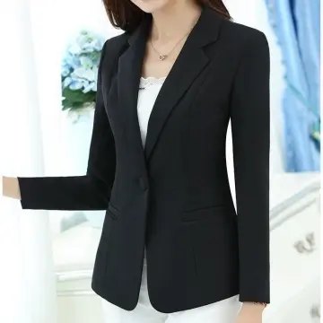 SA6001 -S-5XL M'SIA Ready Stock Formal Office Coat Blazer Long Sleeve  Jacket