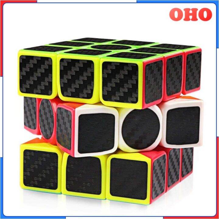 Carbon Fiber Rubik's Cube 3 Third Order 2 Second Order Smooth