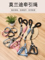 [Fast delivery] Dog Leash Vest Teddy Corgi Pet Harness Dog Chain Walking Dog Small Large Dog Rope Safe and anti breakaway measures