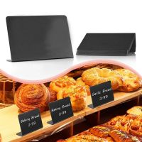 【YD】 Rewritable Small Blackboard Chalk Sign Labels Erasable Message Chalkboard for Food Cardboard 896C