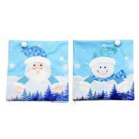 2Pcs Christmas Decorations Santa Claus Snowman Luminous Illuminated Christmas Pillowcase Home Decor