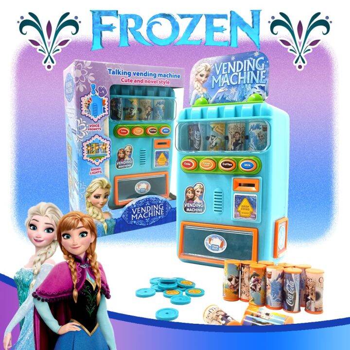 Hello kitty Frozen Vending Machine Toy with Lights and Talking Sounds