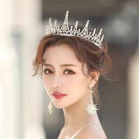 DOI4RE มงกุฎ Tiara ย้อนยุค หรูหรา ผู้หญิง ล้อแม็ก งดงาม เจ้าหญิง เทียร่า ห่วงผม Rhinestone เครื่องประดับจัดงานแต่งงาน มงกุฎเจ้าสาว