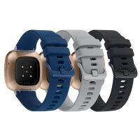 3แพ็คสายรัดกีฬาเข้ากันได้กับ Fitbit Sense/Versa 3สายรัดข้อมือซิลิโคนนิ่มแบบคลาสสิกอุปกรณ์เสริมสำหรับผู้หญิงผู้ชาย