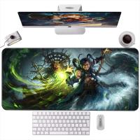 M-Magic The Gathering แผ่นรองเมาส์ขนาดใหญ่อะนิเมะเกม Pro eSports เกมความเร็วพีซีคีย์บอร์ดยาง Notbook Table Pad แผ่นรองเมาส์