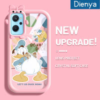 เคส Dienya K10 A96 A76 A36 OPPO สำหรับ Realme 9i,เคสนิ่มกันกระแทกกันตกสำหรับฝาครอบป้องกันเลนส์กล้องถ่ายรูปซิลิกาเจลกันกระแทกเคสโทรศัพท์โปร่งใส