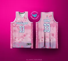 WASHINGTON WIZARDS BEAL PINK HG JERSEY FULL SUBLIMATION