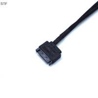 STF SATA 15Pin ถึง2 * 3pin/4Pin พัดลมระบายความร้อน Splitter HUB Converter ADAPTER PWM CABLE