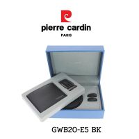 Pierre Cardin(ปีแอร์ การ์แดง)ชุดกิ๊ปเซ็ทกระเป๋าธนบัตร กระเป๋าตัง และ เข็มขัด สายคาดเอว Pierre Cardin  Giftset wallet belt money clipรุ่นGWB20-E5 BK พร้อมส่ง ราคาพิเศษ