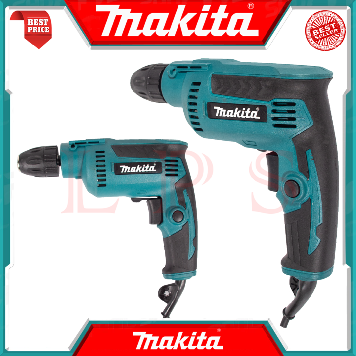 makita-electric-drill-สว่านปรับรอบซ้าย-ขวา-10-mm-สว่าน-สว่านไฟฟ้า-รุ่น-dp-2011-หัว-keyless-งานไต้หวัน-aaa-การันตี