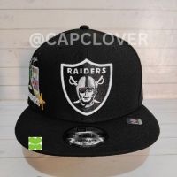 ☢ ใหม่ หมวกแก๊ป ERA Las Vegas Raiders Icon 9FIFTY สีดํา