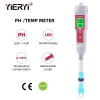 Yieryi Portable Digital Water Quality Tester Pen PH Meter Water Quality Test Pen PH-618B/L External Connection Electrode Tester