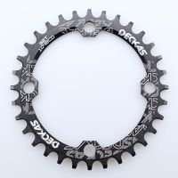 รอบแคบกว้าง32ฟัน Mtb จักรยาน Chainring ความเร็วเดียวสำหรับ M785อลูมิเนียมคาร์บอน Crankset บวกและลบแผ่น Cranks