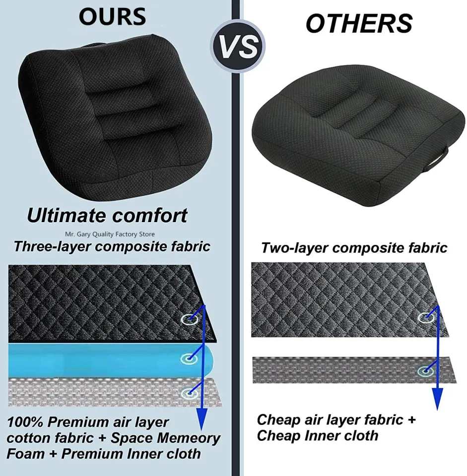 Portable Heightening Thickening Car Cushions Non-slip Breathable