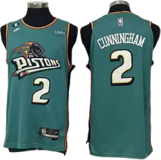 NEW 2023! City Edition Detroit Pistons CUNNINGHAM #2 Jersey, Full  Sublimation Jersey