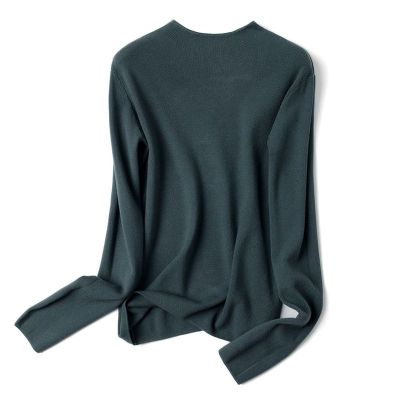 GIGOGOU Basic Crew Neck Women Sweater Autumn Winter Slim Female Jumper Black White Tight Sweater Long Sleeve Knitwear Top Pull