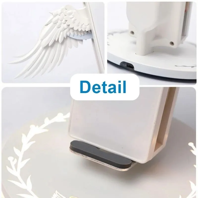Universal Angel Wings Wireless Charger, Wireless Charging Station with Wings  for iPhone Samsung Huawei Xiaomi Black Pink White | Lazada PH