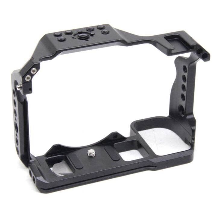 camera-cage-for-nikon-z5-z6-z7-z6ii-z7ii-camera-cage-stabilizer-bracket-1-4-threads-holes-quick-release-plate