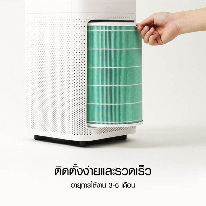 ราคาพิเศษ-599-บ-isuper-ไส้กรอง-rfid-สีเขียว-formaldehyde-สำหรับเครื่องฟอกอากาศ-xiaomi