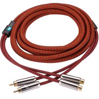 Hifi Audio Cable Dual RCA Male to Dual RCA Female for TV AMP Speaker Subwoofer 2 RCA Extension Cable Shielding 1M 2M  5M 8M