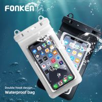 FONKEN Waterproof Phone Case Pouch Bag For iPhone 14 13 12 11Pro Max Samsung Huawei WaterProof Underwater case Smartphone Cover