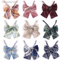 ▤❁∋ Feminine Plaid Bowtie Casual Bow tie For Women Uniform Collar Butterf Bowknot Adult Check Bow Ties Cravats Girls Bowties