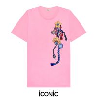 iCONiC Rosesy T-SHIRT #9055 เสื้อยืด ปักลาย เครื่องประดับ อัญมณี เสื้อยืด เสื้อแฟชั่น เสื้อแฟชั่นผญ เสื้อออกงาน เสื้อทำงาน เสื้อไฮโซ