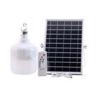 หลอดไฟ LED โซลาร์เซลล์ 80 วัตต์ Daylight EVE Solar Cell Shop bulb 5VDC พร้อมรีโมต -- EU 26 --