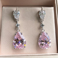 OEVAS Luxury 100 925 Sterling Silver Created Moissanite Gemstone Birthstone Drop Dangle Earrings Fine Jewelry Wholesale