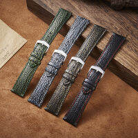 kuiwer Watchbands22mm หนังปลาฉลามดีไซน์ใหม่20มม. 21มม. 19มม. 18มม. F19แบบถอดง่าย