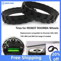 ZIDRYR SHOP อุปกรณ์เสริมดูดฝุ่นหุ่นยนต์กันลื่นประกอบง่ายสำหรับ IROBOT ROOMBA เปลี่ยนล้อสำหรับ IROBOT ยางล้อผิว