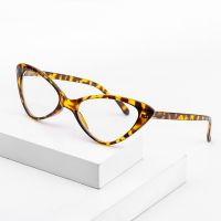 Fashion Cat Eyes Reading Glasses Ultralight Small Frame Clear Lens Presbyopic Eyeglasses For Women Men With 1.0 to 4.0