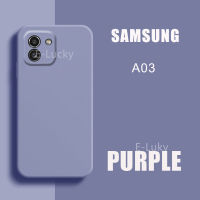 เคสสำหรับ Samsung Galaxy A03 2022,สินค้ามาใหม่เคสโทรศัพท์ SamsungA03สีลูกกวาด TPU ป้องกันกล้องฝาครอบเลนส์