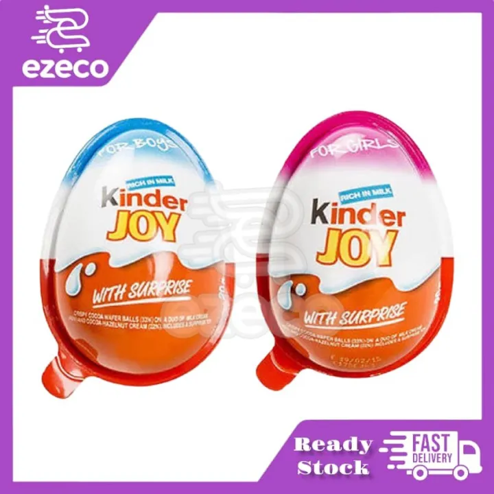 Kinder Joy Surprise Chocolate Eggs 20g Lazada