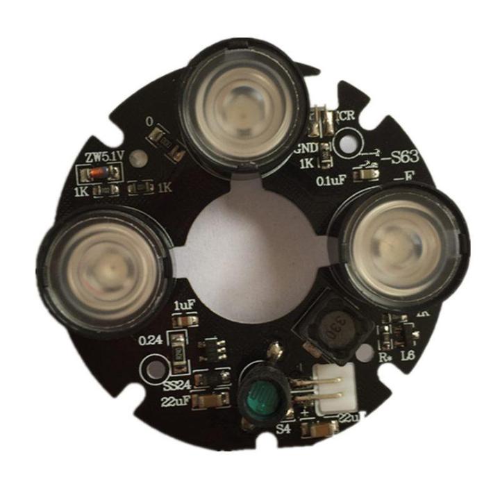 3 Array Ir Led Spot Light Infrared 3x Ir Led Board For Cctv Cameras