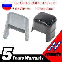 เคลือบเงาสีดำ ซาตินโครเมี่ยมสำหรับ ALFA ROMEO 147 156 GT มือเบรกสวิทช์ก้านเบรกมือปุ่มกด