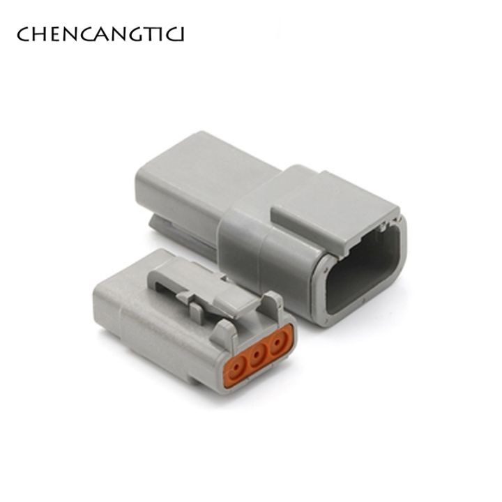 2-sets-3-pin-deutsch-auto-dtm-wire-connector-waterproof-female-male-grey-socket-plug-dtm06-3s-dtm04-3p-atm04-3p-atm06-3s