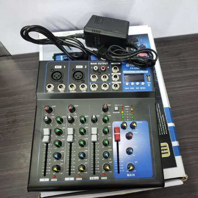 yamaha F4 4channel mixer w/bluetooth/usb sound mixer with RCA WIRED