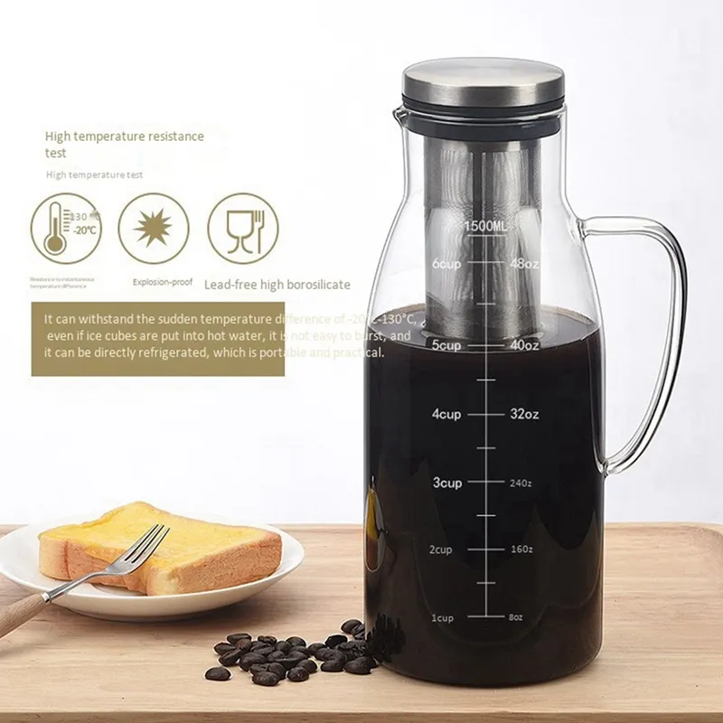 Airtight Cold Brew Iced Tea Maker 51 oz / 1500 ml