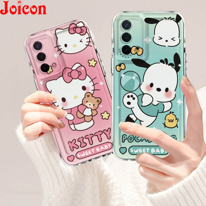 การ์ตูนน่ารักใหม่เคสโทรศัพท์สำหรับ-oppo-a95-4g-a98-a78-5g-reno-5f-a96-a94-a76-a78-a74-a58-4g-a16-a16k-a52-a92ปลอกใสลาย-hello-kitty-เคสใสนุ่มเคสโทรศัพท์อวกาศ