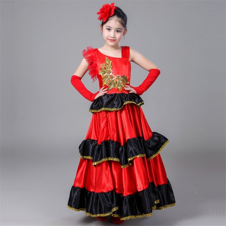 children-spanish-flamengo-dress-for-girl-bullfighting-kids-belly-dance-costume-ballroom-gypsy-chorus-stage-performance-vestidos
