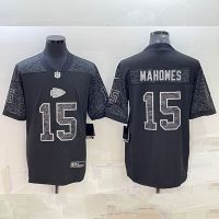 2023 New Fashion version NFL Kansas City Chiefs reflective limited edition mens size 15 Patrick Mahomes football jersey