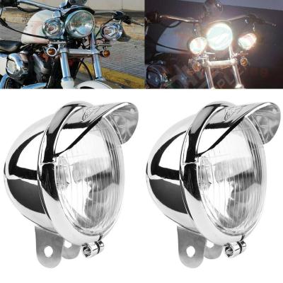 1PCS Universal Motorcycle Headlights 10w 12v Motorbike External Retro Lights Lights Side Fog W6G8